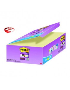 Foglietti Post-it® Super Sticky Giallo Canary™ conf. 21 blocchetti + 3 gratis da 90 ff - 622SSCY-VP24 Post-It - 1