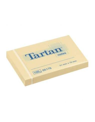 Foglietti riposizionabili Tartan™ 100 ff 63 g/m² giallo 51x76mm conf. da 12 blocchetti - 656 Yellow Scotch - 1
