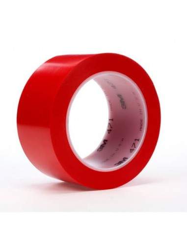 Nastro per segnaletica Scotch® rotolo in vinile rosso 471 ROSSO  - 1