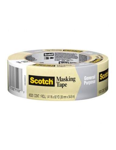 Nastro in carta per mascheratura 3M Scotch® bianco 30 mm x 50 m 2120E 30X50 3M - 1