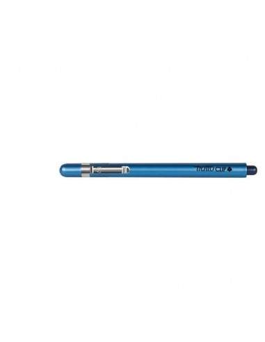 Penna a punta sintetica TRATTO Clip 0,8 mm blu 803801 Tratto - 1