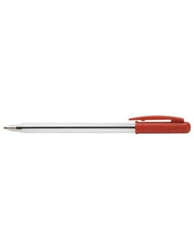 Penna a sfera TRATTO 1Uno 1 mm rosso  Conf. 50 pezzi - 820502 Tratto - 1