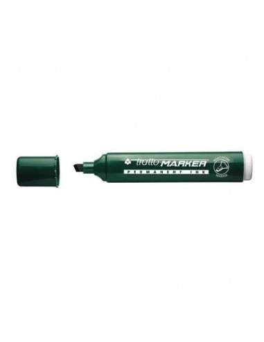Marcatore permanente TRATTO Marker punta a scalpello 1-5 mm verde 840104 Tratto - 1