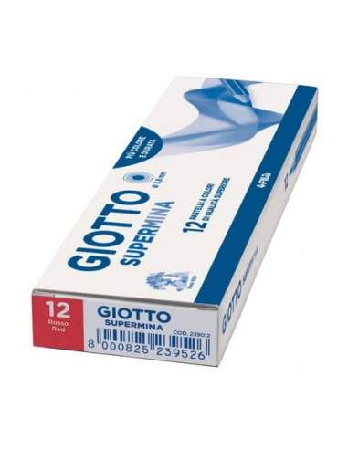 Matita colorata GIOTTO Supermina rosso  23901200 Giotto - 1