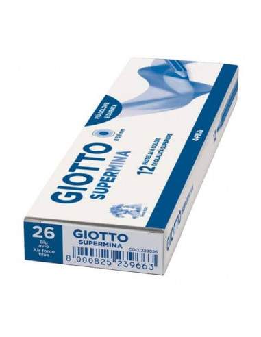 Matita colorata GIOTTO Supermina blu avio 23902600 Giotto - 1
