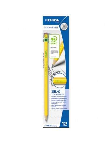 Matita LYRA Temagraph 2B Soft +  L1140102 Lyra - 1