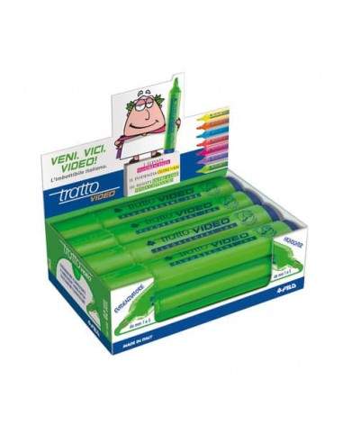 Evidenziatore TRATTO Video 1-5 mm verde  830202 Tratto - 1