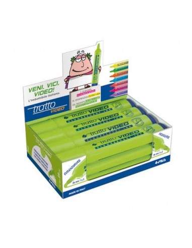 Evidenziatore TRATTO Video 1-5 mm lime  830209 Tratto - 1