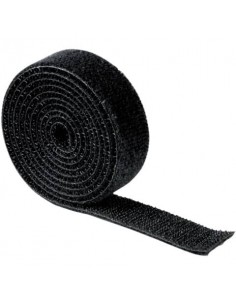 Nastro fermacavi in velcro da 1m Hama nero 20543 Hama - 1