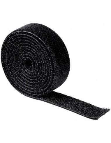 Nastro fermacavi in velcro da 1m Hama nero 20543 Hama - 1