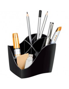 Organizer Ellypse CEP in polistirolo con 4 scomparti nero 1003400161 CEP - 1