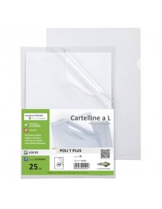 Buste a L Sei Rota Poli T-Plus trasparente conf. 25 buste - 662320 Sei Rota - 1