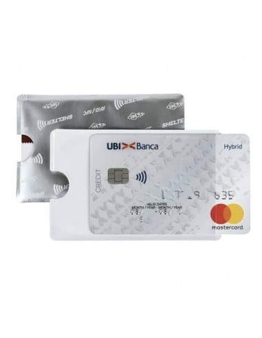 Porta credit card Sei Rota Shelter-S 1 foglietti allum/trasparente - 486202 Sei Rota - 1