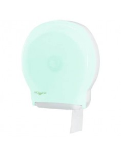 Distributore maxi di carta igienica jumbo QTS in PPL ccon capacità massima Ø 30 cm verde opalino - E-TO/1S-S QTS - 1