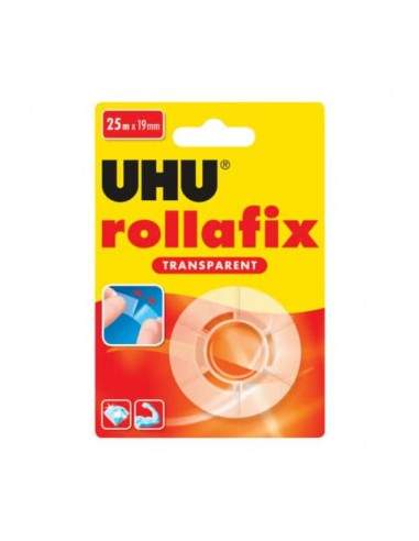 Nastro adesivo Uhu Rollafix 19 mm x 25 mt D1713 UHU - 1