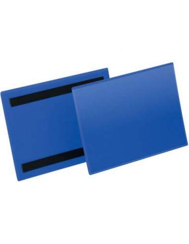 Tasche per identificazione Durable con bande magnetiche blu f.to esterno mm. 223x163- inserto A5 orizz. cf 50- 174307 Durable - 