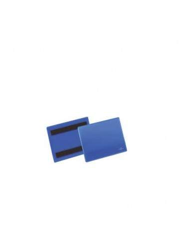 Tasche per identificazione Durable con bande magnetiche blu f.to est. mm. 163x 120x2,3-inserto A6 orizz. Cf. 50- 175607 Durable 