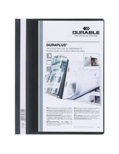 Cartellina ad aghi DURABLE DURAPLUS® A4 nero 257901 Durable - 1