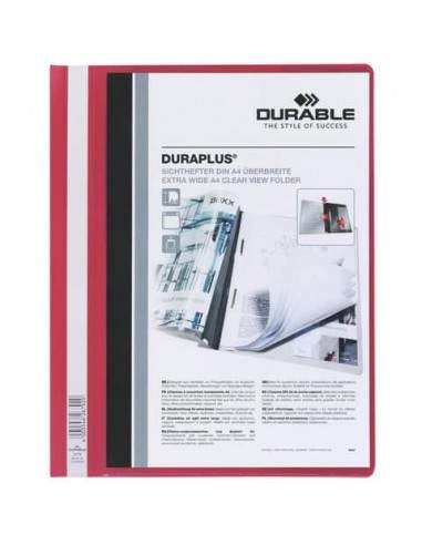 Cartellina ad aghi DURABLE DURAPLUS® A4 rosso 257903 Durable - 1