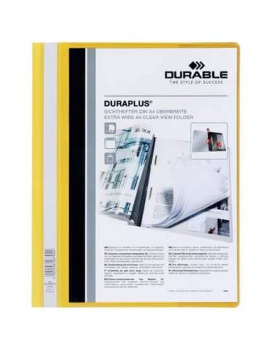 Cartellina ad aghi DURABLE DURAPLUS® A4 giallo 257904 Durable - 1