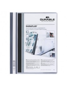 Cartellina ad aghi DURABLE DURAPLUS® A4 grigio 257910 Durable - 1