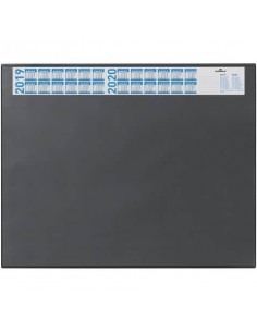 Sottomano DURABLE con calendario 4 anni pvc nero 65x52 cm 720401 Durable - 1