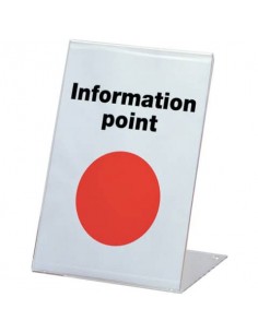 Espositore da tavolo DURABLE portastampati acrilico A5 trasparente - 859719 Durable - 1