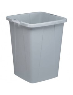 Contenitore portarifiuti DURABLE DURABIN 90 l polipropilene grigio 1800474050 Durable - 1