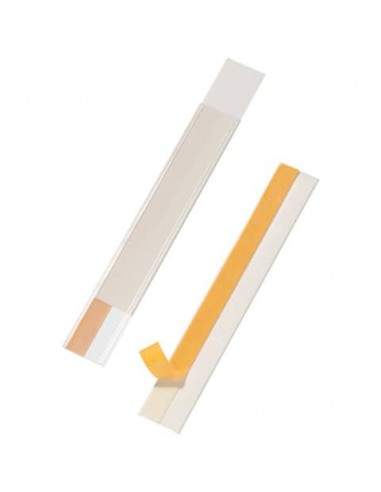 Portaetichette adesivi DURABLE SCANFIX 40 polipropilene trasparente 40x200 mm conf. 5 - 802519 Durable - 1