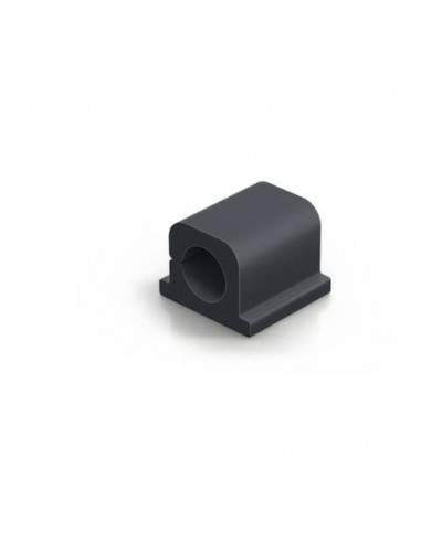 Clip fermacavi adesiva DURABLE CAVOLINE CLIP PRO 1 grafite per 1 cavo conf. da 6 - 504237 Durable - 1