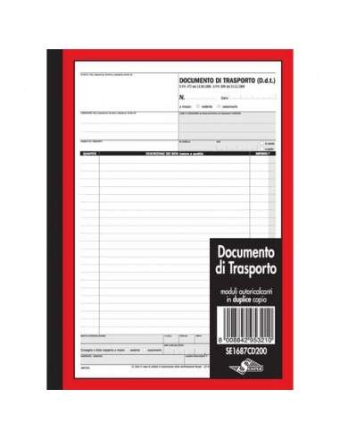 Documento di trasporto Semper blocco di 50/50 copie autoricalcanti 29,7x21,5 cm SE1687CD200 Brabantia - 1