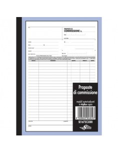 Proposte di commissione Semper 29,7x21,5 cm blocco di 33/33/33 copie autoricalcanti - SE1672C3300  - 1