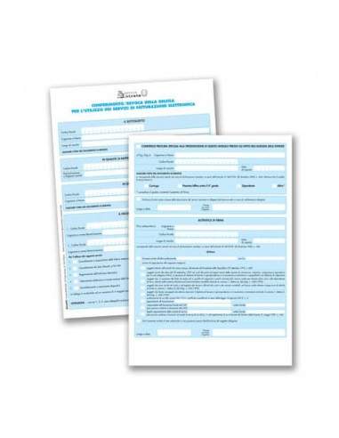 Fatturazione elettronica Semper conferimento/revoca delega servizi - modulo continuo - 851118FE0  - 1