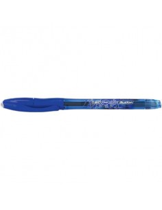 Penna gel cancellabili BIC Gel-ocity Illusion M 0,7 mm blu 943440 Bic - 1
