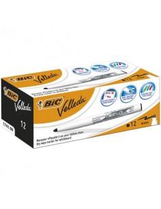 Marcatori per lavagne bianche BIC Velleda 1741 punta conica 4,5 mm nero 9581711 Bic - 1