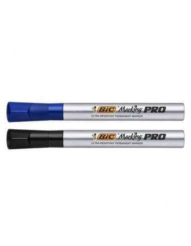 Marcatore permanente BIC Marking PRO punta conica 1,1 mm blu 964801 Bic - 1