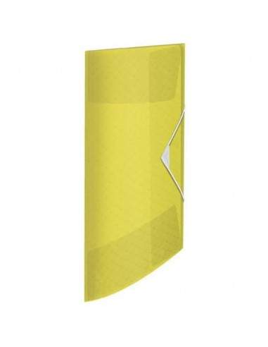 Cartella a 3 lembi Esselte Colour'Ice PP goffrato A4 giallo 626220 Esselte - 1