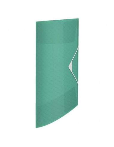 Cartella a 3 lembi Esselte Colour'Ice PP goffrato A4 verde 626223 Esselte - 1