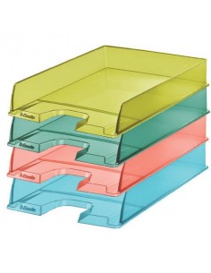 Vaschetta portacorrispondenza Esselte Colour'Ice polistirolo A4 assortiti 626276 Esselte - 1