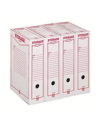 Scatola archivio King Mec Storage A4 9x33x23 cm bianco 160100 King Mec - 1