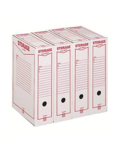 Scatola archivio King Mec Storage Legale 9x37x26 cm bianco 160200 King Mec - 1