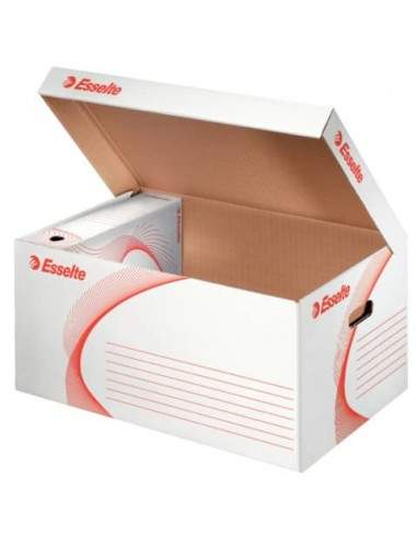 Scatola archivio Esselte Boxy Container con coperchio per Boxy 80 o 100 chiusura ad incastro - 128900 Esselte - 1