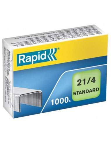 Punti metallici Rapid Standard 21/4  conf. da 1000 - 24867600 Rapid - 1
