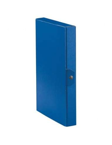 Cartelle portaprogetti Esselte C24 EUROBOX dorso 4 cm presspan biverniciato blu - 390324050 Esselte - 1