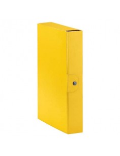 Cartelle portaprogetti Esselte C26 EUROBOX dorso 6 cm presspan biverniciato giallo - 390326090 Esselte - 1