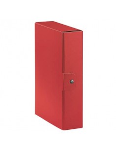 Cartelle portaprogetti Esselte C28 EUROBOX dorso 8 cm presspan biverniciato rosso - 390328160 Esselte - 1