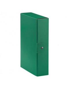 Cartelle portaprogetti Esselte C28 EUROBOX dorso 8 cm presspan biverniciato verde - 390328180 Esselte - 1