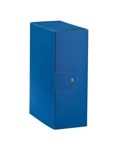 Cartella portaprogetti Esselte C32 EUROBOX dorso 12 cm presspan biverniciato blu - 390332050 Esselte - 1