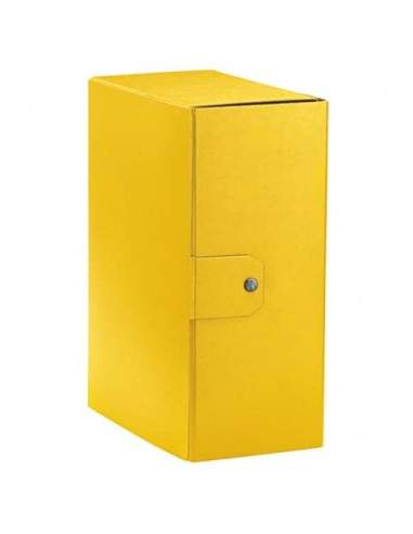 Cartella portaprogetti Esselte C35 EUROBOX 25x35 cm - dorso 15 cm presspan biverniciato giallo - 390335090 Esselte - 1