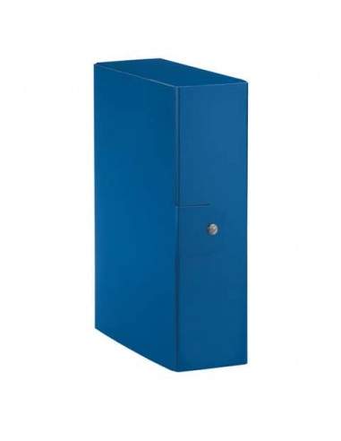 Cartella portaprogetti Esselte C90 DELSO ORDER dorso 10 cm presspan lucido blu 25x35 cm  - 390390050 Esselte - 1